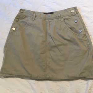 Cute khaki mini skirt